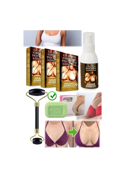 Çift Taraflı Masaj Aleti + 3 Adet 100 Ml & 100 Ml Sprey+toparlayıcı Sabun Karışık