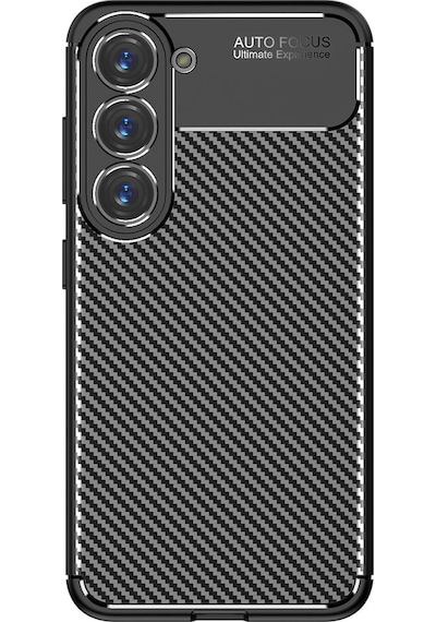 Galaxy S23 Plus Kılıf Zore Negro Karbon Tasarım Silikon Kılıf