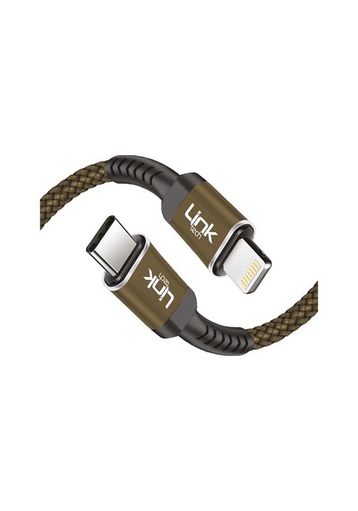 Linktech K424 Type-C/Lightning Data/Şarj Kablosu Pd 20W 3A 1Mt
