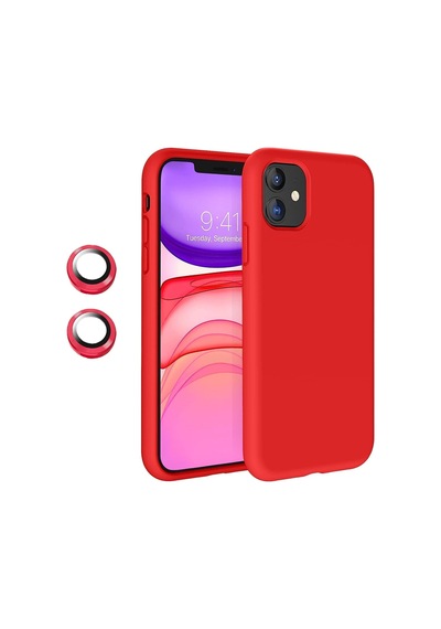 Apple Uyumlu iPhone 11 Kılıf Kamera Lensli Lansman Silikon Kapak