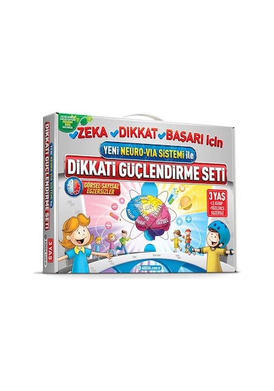 Adeda Dikkati Güçlendirme Seti 3 Yaş + Fin Fin Fil