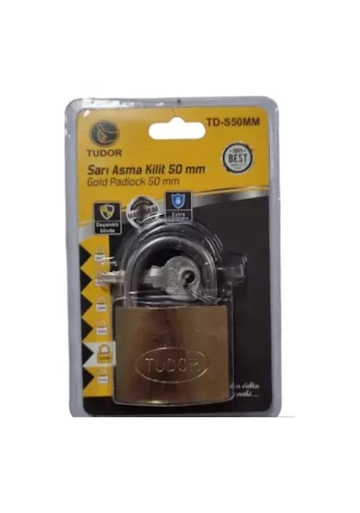 Blisterli Sarı 50 Mm Kilit