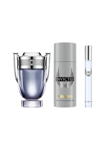 Rabanne Invictus Edt 100 Ml + Edt 10 Ml + 150 Ml Deospray Erkek Parfüm Seti Odunsu