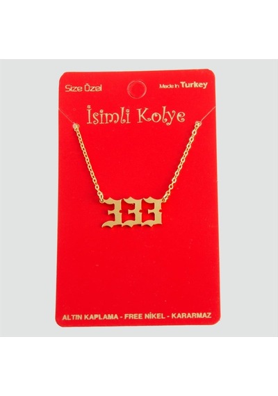 Uğurlu Rakamlar Uçlu Kolye Çok Renkli
