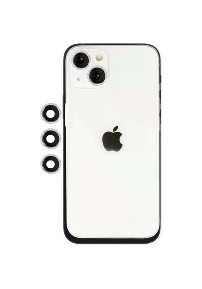 İphone 14 Shine Kamera Lens - Gümüş Diğer