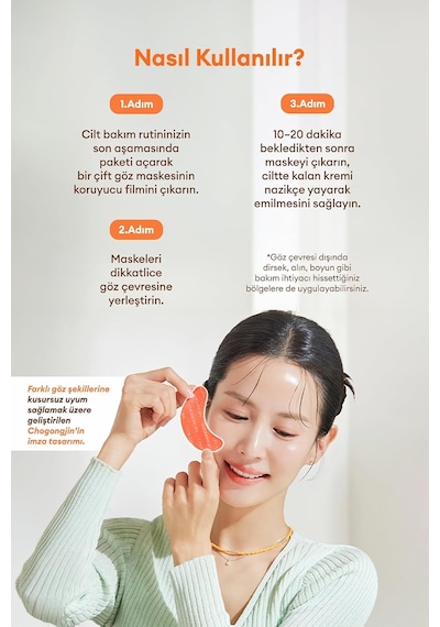 Niasinamid İçeren Aydınlatıcı Göz Altı Maskesi Chogongjın Sulbon Jin Niacinamide Eye Mask