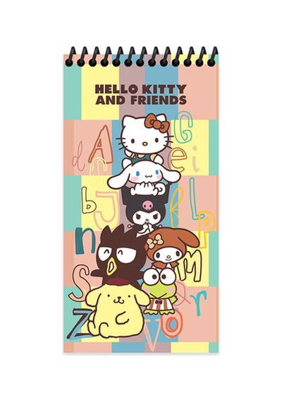 2 Adet Hello Kitty And Friends 10 19 80 Yp Çiz. Spr.karton Kapak Defter