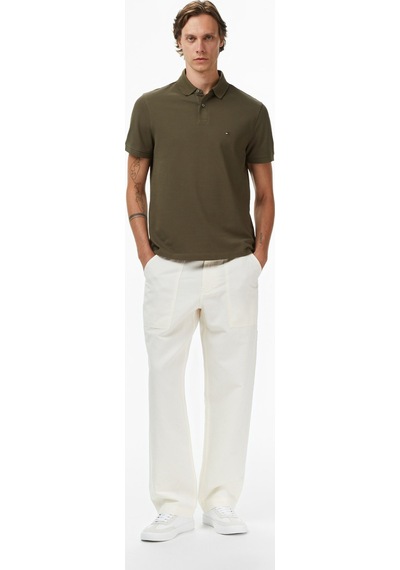 Tommy Hilfiger Murray Carpenter Erkek Beyaz Keten Karışımlı Pantolonmw0mw40570