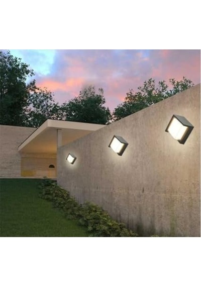 Ct 7074 Cata 12 W Sıva Üstü Bahçe Led Aplik Günışığı 3200k Hsplinm-3259 Diğer
