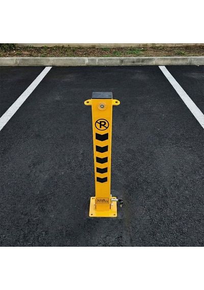 Kilitli Otopark Direği 75 Cm, Yatar Tip Dahili Kilitli Park Bariyeri-4013