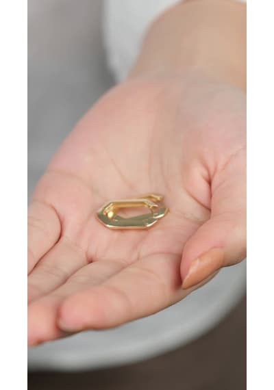 Arpaş 14 Ayar Altın Şekilli Gizli Kilit Küpe 974 Gold