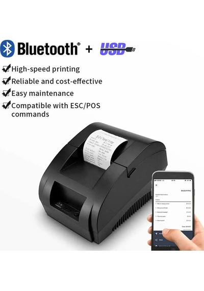 Hztz 5890k 58mm Termal Yazıcı 58mm Usb Termal Makbuz Yazıcı Usb Pos Sistemi Bize Fiş Usb And Bluetooth