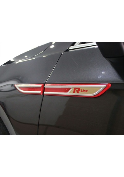 Vw Passat B8.5 R-line Çamurluk Çıtası 4prç Abs Krom 2019 Ve Sonrası