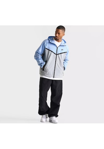 Nike Tech Woven Windrunner Full Zip Loose Fit Jacket Erkek Bol Kesim Dokuma Kapüşonlu Spor Ceket Mavi Gri Mavi - Gri Nike Tech Woven Windrunner Full Zip Loose Fit Jacket Erkek Bol Kesim Dokuma Kapüşonlu Spor Ceket Mavi Gri Mavi - Gri