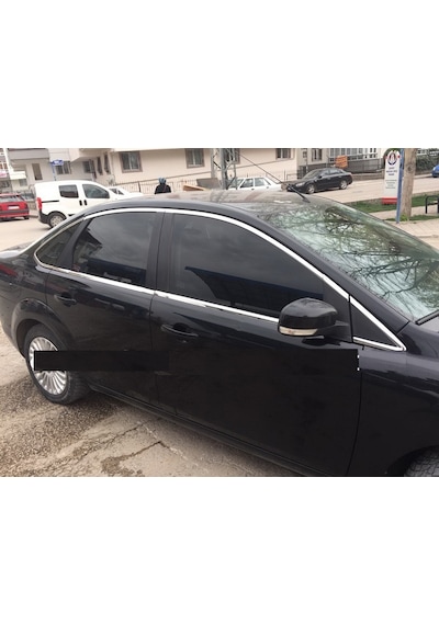 Ford Focus 2 Sedan Cam Çıtası Çerçevesi Kromu Nikelajı Komple