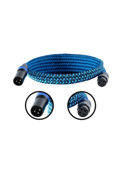 Maxword Mxlr-3m Yüksek Kaliteli Xlr To Xlr 3 Mt. Mikrofon Kablosu