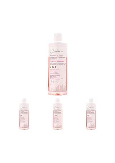 N.y.c. Vegan Çift Fazlı Duş Jeli Ve Yoğun Nemlendiricili Vücut Yağı- 390 Ml 4 Paketi 285 ML