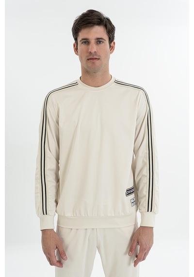 Maraton Comfort Erkek Bisiklet Yaka Taş- Sweatshirt Taş-