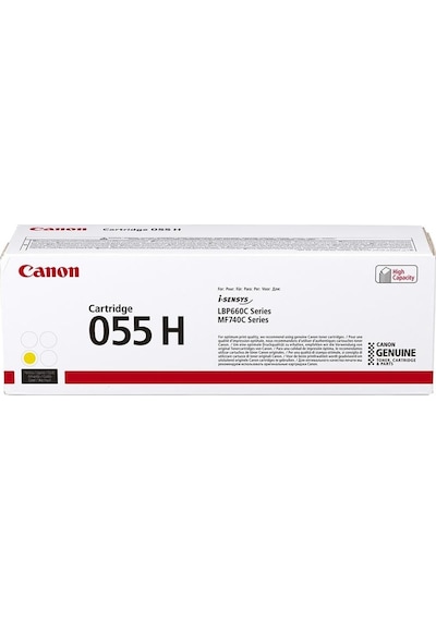 Canon Crg 055 H Y Yüksek Kapasiteli  Sarı Toner