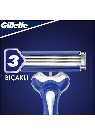 Gillette Blue3 Comfort Kullan-At Tıraş Bıçağı 8'li
