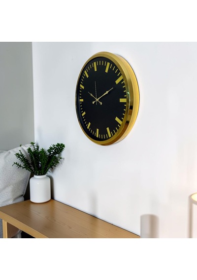 Midnight Gold 52 X 52 Cm Duvar Saati