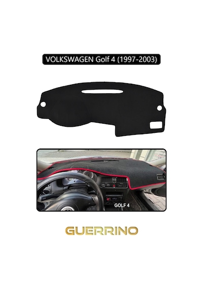 Volkswagen Golf 4 1997-2003 Torpido Koruma Halısı Siyah Kenar