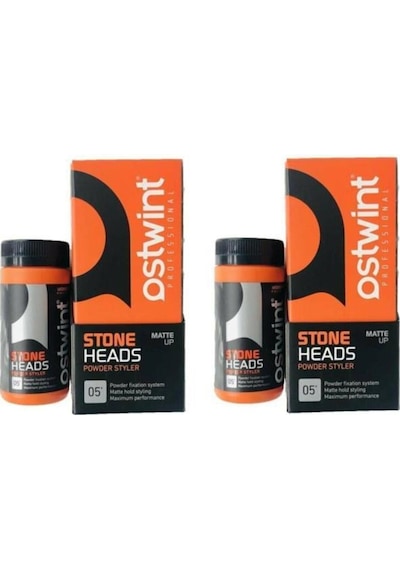 Ostwint Pudra Wax 20Ml Turuncu Saç Pudrası Stone Heads No:5 X 2 A