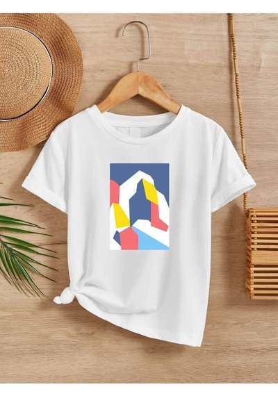 Noıssey Kod:vsk Beyaz Çocuk T-shirt Kids-tema-
