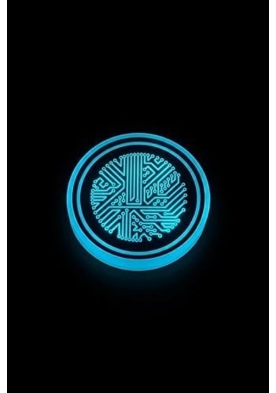 Pratikus 7 Renkli Led Akıllı Bardak Altlığı Işıkları Usb Şarjlı, Sensörlü, Araba İçi Dekoratif Atmosfer Aydınlatma 1