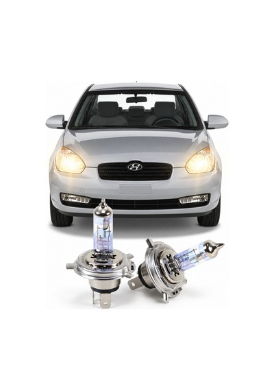 Hyundaı Accent Era Halojen Sarı Kısa Ve Uzun Far Yedek Ampulü H4 Xtreme Vısıon %150 Xv 2 Adet