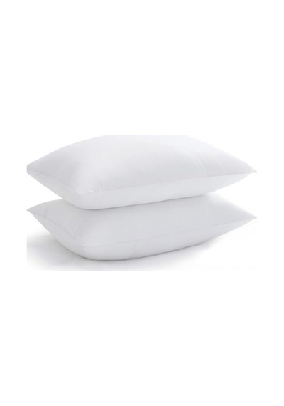 2 Adet Boncuk Silikon Yastık 700 Gram Antialerjik 50x70 Cm Ekonomik Yastık Açık Bej
