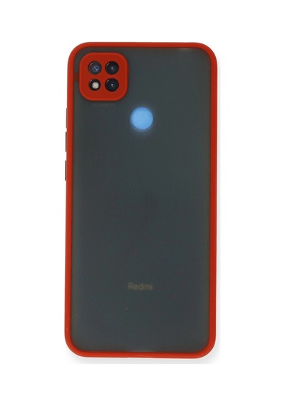 Redmi 9c Kılıf Montreal Silikon Kapak - Kırmızı İtdark25977