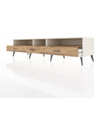 Kronos Tv Ünitesi 3 Raflı 3 Çekmeceli 220x59x51 Aytaşı-çam Atlas Çam/atlas Çam - Aytası Kronos Tv Ünitesi 3 Raflı 3 Çekmeceli 220x59x51 Aytaşı-çam Atlas Çam/atlas Çam - Aytası
