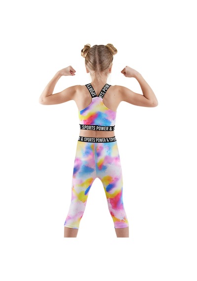 Batik Kız Çocuk Crop Top Spor Tayt Takım