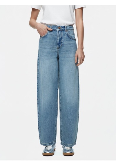 LTB Larrıe L Daralan Paça Orta Bel Mid Indigo Jean Pantolon
