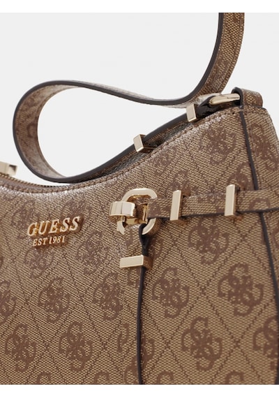 Guess Leona Logolu Kadın Kahverengi Omuz Çantası Hwsg9917180-ltl