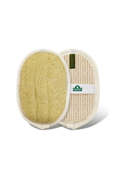 Oval Doğal Kabak Lifli Peeling Kesesi 16x12 Cm