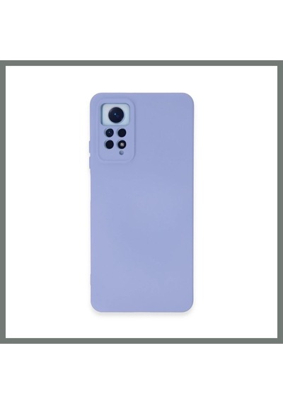 Bezos Redmi Note 12 Pro 4g Kılıf Nano İçi Kadife Silikon - Lila Mmbz