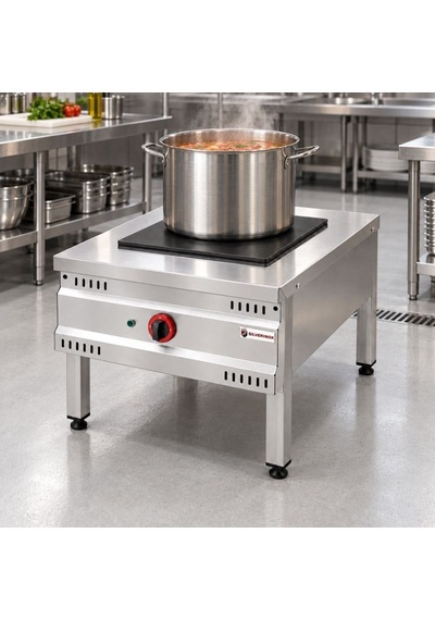 Silverinox Elektrikli Yer Ocağı 40 Cm 380v