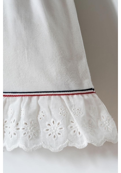 U.S. Polo Assn. U.s. Polo Assn Kız Bebek Elbise Beyaz-2354 Beyaz