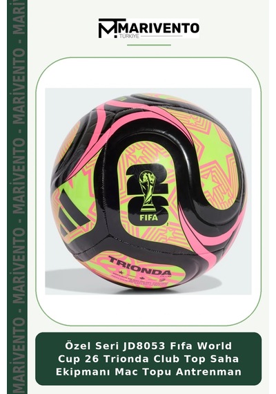 Özel Seri Jd8053 Fıfa World Cup 26 Trionda Club Top Saha Ekipmanı Mac Topu Antrenman Çok Renkli