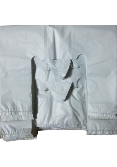 Beyaz Poşet Kalın Orta Boy Hışır Atlet Poşet 5 Kg