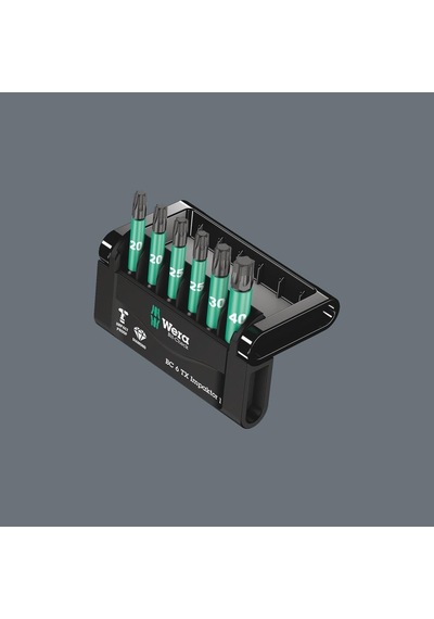 Wera 05057693001 Bit-check 6 Tx Impaktor Bits Uç Seti, Darbeli Uy