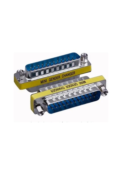 25 Pin Lpt Paralel Port Erkek - Erkek Çevirici Dönüştürücü 5'li Set