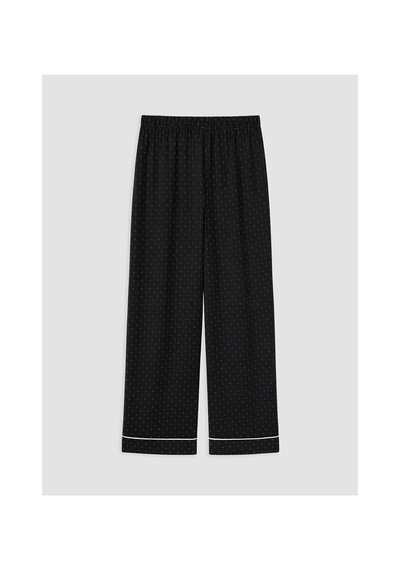 Lcw Dream Siyah Puantiyeli Kadın Pijama Takım