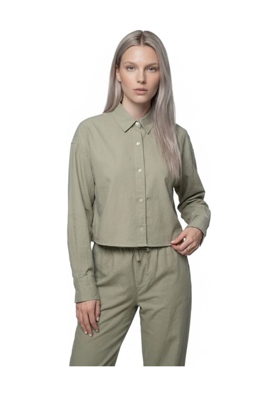LOFT Long Crop Kadın Gömlek U.kol Çok Renkli