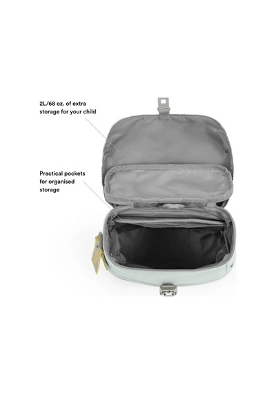 Stokke Jetkids Crew Backpack Green Aurora Yataklı, Geniş Hacimli Çocuk Sırt Çantası Açık Yeşil