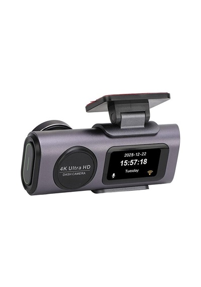 4k Ultra Hd Vehicle Blackbox Dvr Dual Lens Araç İçi Kamera - Wdr Gece Görüşlü Çift Kameralı Yol Kayıt Cihazı