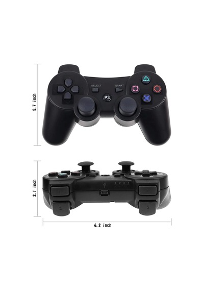 Ps3 Doubleshock Siyah Bluetooth Wireless Controller Oyun Kolu Ps3