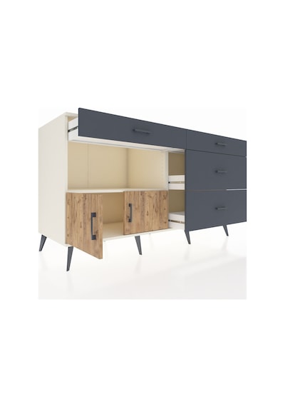 Kronos Konsol Tek Raflı 4 Çekmeceli 2 Kapaklı 176x59x99 Aytaşı-ça Aytaşı-çam/antrasit Kronos Konsol Tek Raflı 4 Çekmeceli 2 Kapaklı 176x59x99 Aytaşı-ça Aytaşı-çam/antrasit